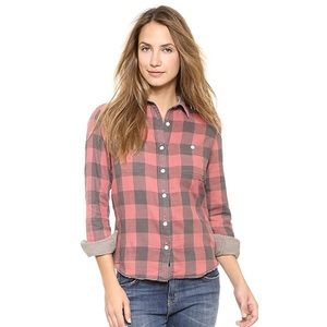Faherty Brand Buffalo Plaid Reversible Workshirt